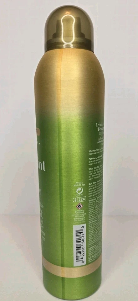 OGX Extra Strength Refresh & Balance + Dry Shampoo, Teatree Mint, 5 Ounce - Image 2 of 4