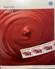 2007 Swedish Official Postage Stamp Year Set, Complete, MNH, original package