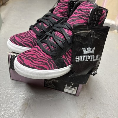 Supra Shoes Chad Muska Sky Top Black Magenta Size 7** SHIP4LESS | eBay