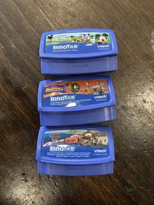 VTech InnoTab Game Cartridges Lot of 3 Mickey Cars Madagascar
