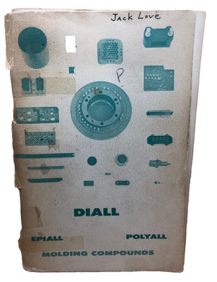 Diall Epiall Polyall Molding Compounds MESA Plastics OLD VINTAGE ENGINEERING