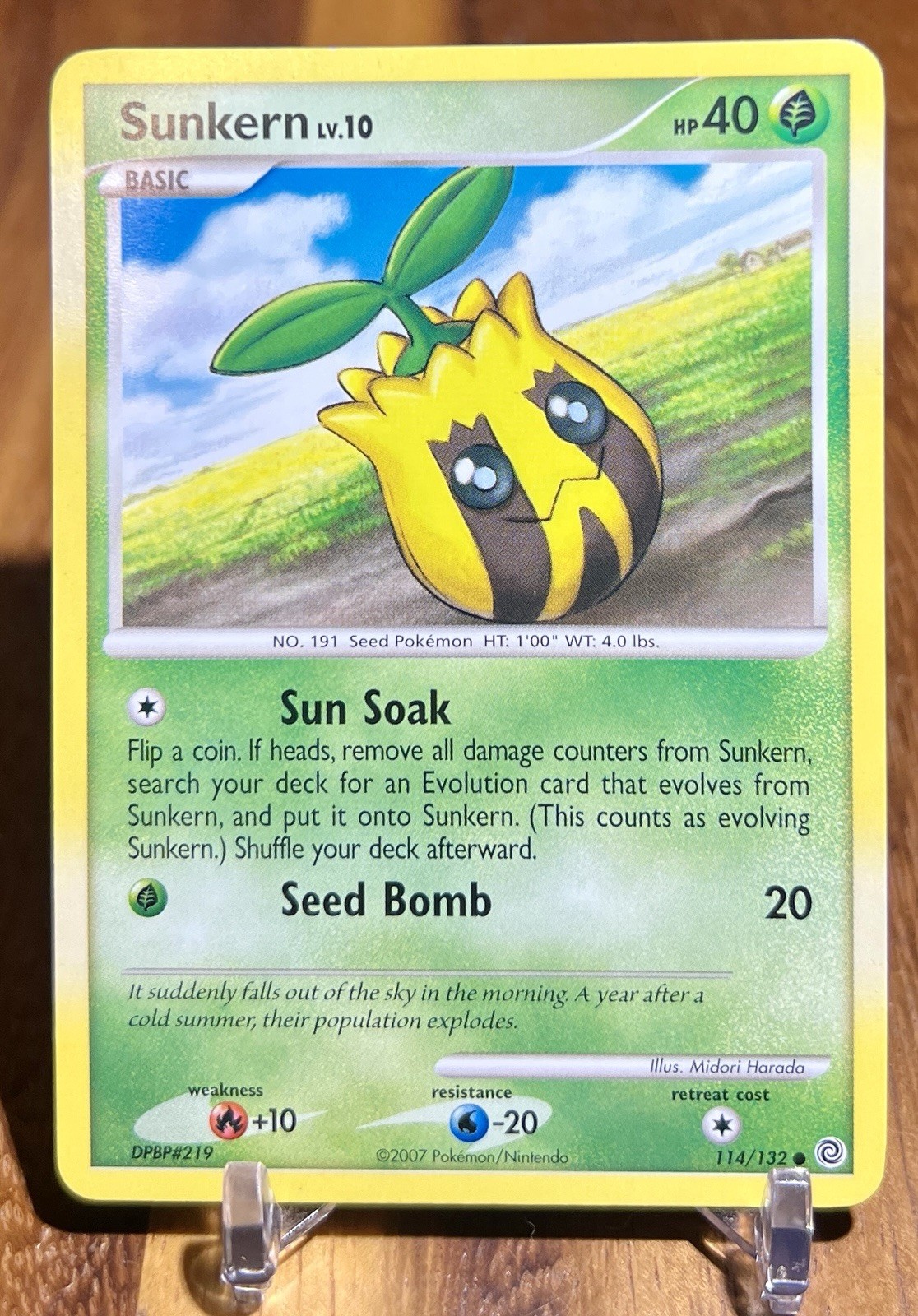 Sunkern 114/132 Common Secret Wonders Pokemon Lightly Played