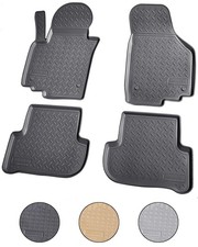 3D Gummi Fussmatten für SEAT Altea / Altea XL 5P | 2004-2015 | passgenau + Rand