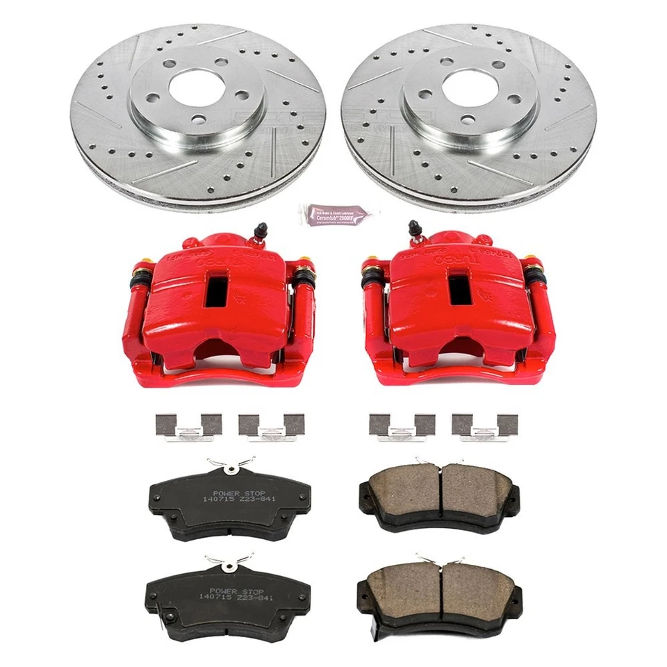 PowerStop KC1704A Brake Kit For Chrysler PT Cruiser 2001-2010 Front Foto 2 de 4