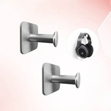 2 Pcs Desk Headphone Holder Drop-proof Hook Adhesive Hooks Headset Hanger
