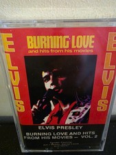 ELVIS PRESLEY Burning Love And Hits From His Movies, Vol. 2 1972 CASSETTE TAPE