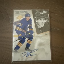 2022-23 SPx Auto Tage Thompson #95 Auto