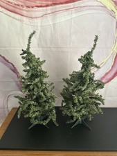 MINI TABLE TOP CHRISTMAS TREES SET OF 2 
