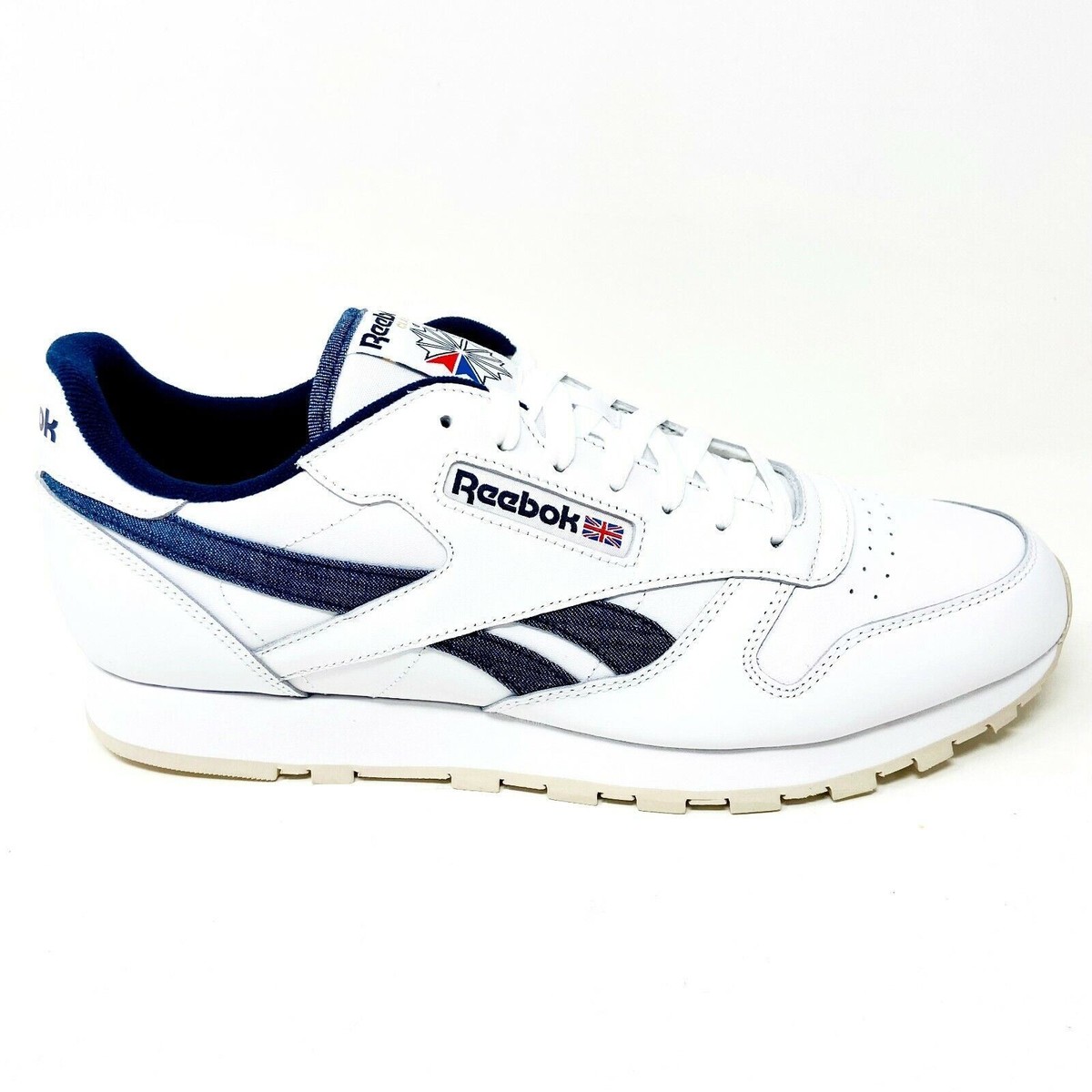 Reebok Basquiat x Classic 2013‎ Blue White Leather Sneakers Men\'s Size 9 REEBOK Reebok x Angel Classic Leather Shoes 100213073 - Shiekh main image 2