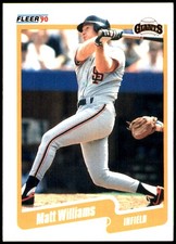 Matt Williams 1990 Fleer #75 Giants MLB READ FREE SHIPPING AutographDen