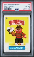 2016 Horrorible Kids Series 1 #2b NIGHT MARION Freddy Krueger GPK PSA Pop 1