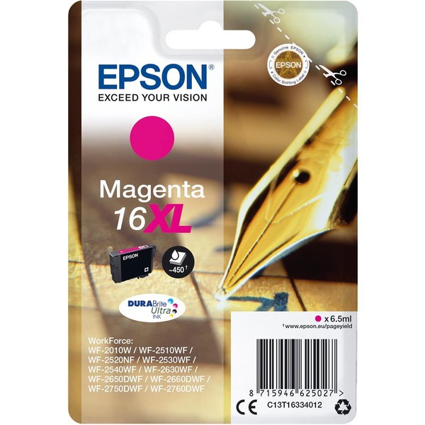 Epson C13T16334012 Epson Tintenpatrone Xl Magenta Durabrite Ultra T 163 T 16-image