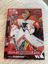 24-25 Upper Deck Rookie Commemorative Class Ivan Fedotov #RC- 29 RED