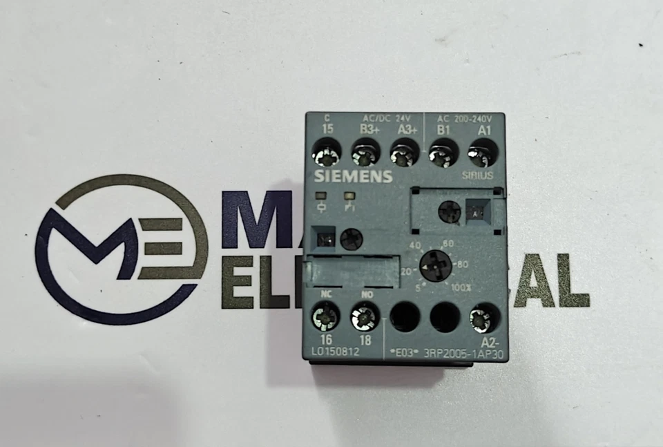 3RP2005-1AP30 SIEMENS TIMER TIMING 0.05-100H VOLTAGE 220VAC FAST SHIPPING - Image 3 of 4