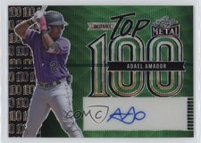 2023 Leaf Metal Top 100 Green Wave 1/5 Adael Amador #T1-AA1 Auto ms9