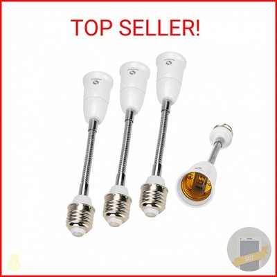 RONG&LAN E27 Flexible Light Bulb Lamp Socket Adapter Extender/Adjustable Edison
