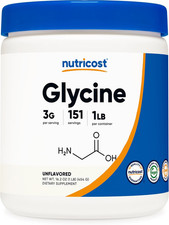 Glycine Powder 1Lb - Non-Gmo, Gluten Free