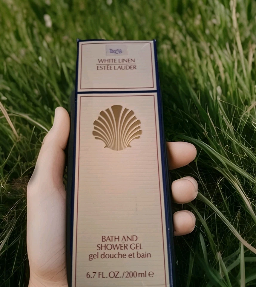 Gel de baño y ducha Estee Lauder LINO BLANCO aroma original años 90 artículo DE COLECCIÓN Foto 3 de 4