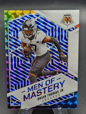 Brian Thomas Jr. 2025 Panini Mosaic Men Of Mastery Blue 13/99