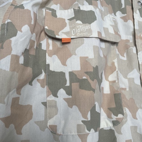 Camisa Old Tejas Para Hombres 2XL Camuflada Botón Texas Ventilada Caza Pesca Gorpcore - Imagen 5 de 11