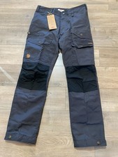 Fjallraven Vidda Pro Mens 30-31 Ventilated Pants Grey Black Hiking Cargo G 1000