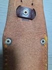 Brown Leather Belt Sheath Case Up To A 5"-5.5"Fixed Blade Knife Made In Japan  — photo 3