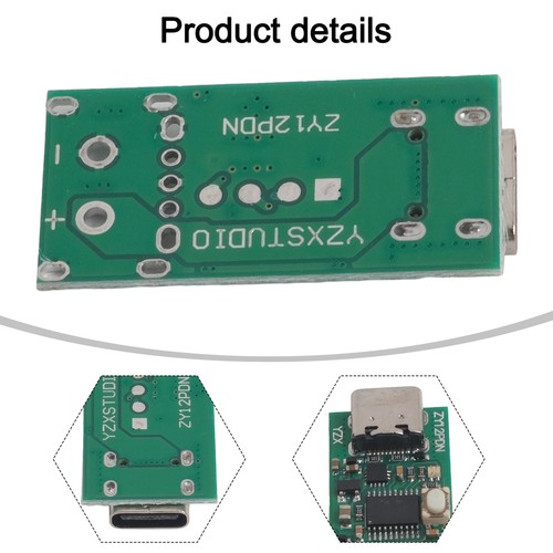 ZY12PDN DC USB Fast Charge Trigger Poll Detector for 20V Voltage Testing - Photo 8/48