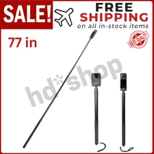 Pellking Long 77 Inch Invisible Selfie STICK for Insta360 ONE X5,X4, X3, X2, X