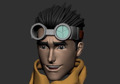 1/6 Scale Head [Unpainted]: Invincible (I got my Powers-Happy)