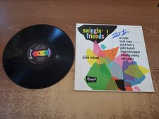 ZOOT SIMS AUTOGRAPHED 1960s VG+ VARIOUS ARTISTS – Swingin' Friends LP33