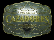 TF15102 REALLY NICE TEQUILA CAZADORES 100 DE AGAVE BOOZE BELT BUCKLE