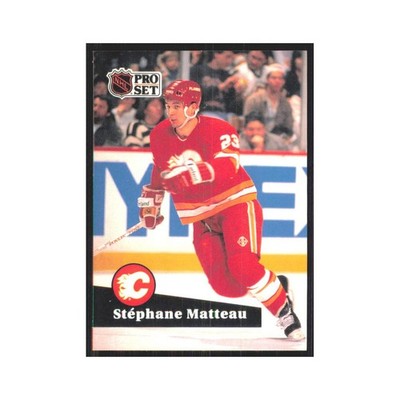 1991 Pro Set Stephane Matteau Calgary Flames #27