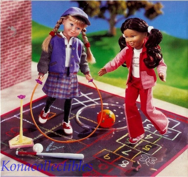 American Girl Hopscotch Hill Recess Play Set Fun! New!