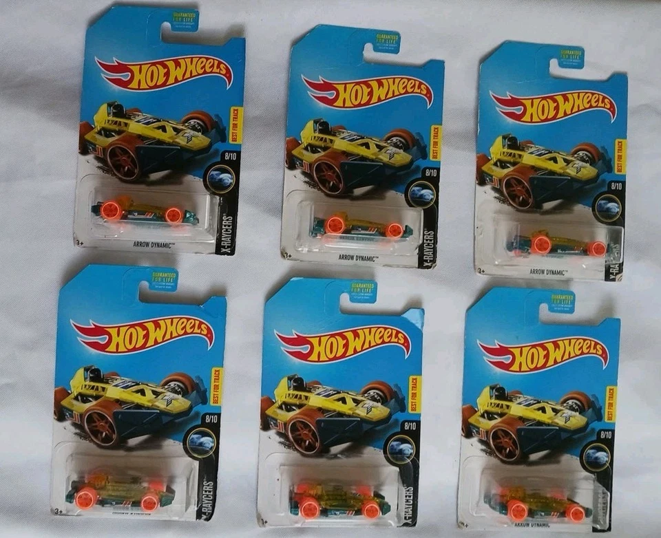 Treasure Hunt Hot Wheels 2017 Arrow Dynamic - Lote de 6 coches Foto 2 de 4