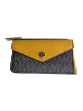 MICHAEL KORS Coin Case -- BRW All-Over Print Women's PS-2106