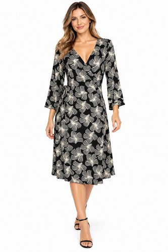Diane von Furstenberg, Diane Von Furstenberg Vintage Jeanne 100% Silk Jersey Wrap Dress Size 10
