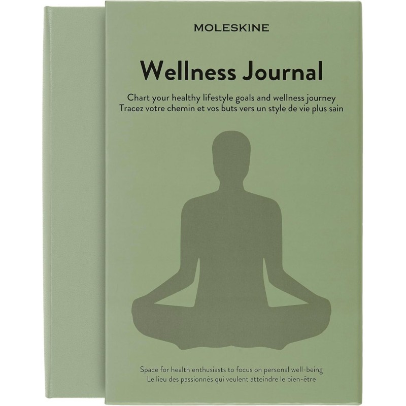 Cahier Bien-être Moleskine 13x21cm pour Garder la Forme Durable-ment