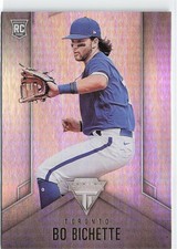 2020 Panini Chronicles Titanium #11 Bo Bichette RC Rookie Blue Jays MLB