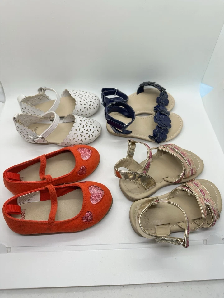 Large Lot Of Gymboree Baby Girl Shoes Size 5 - Image 2 of 4