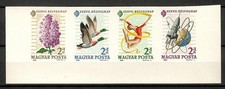 Hungary 1964. Stampday set animals flowers IMPERF MNH (**) Michel: 2053-2056