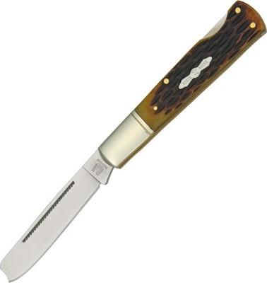 Rough Ryder Messer One Arm Lockback Taschenmesser 440A Stahl Knochen Folder