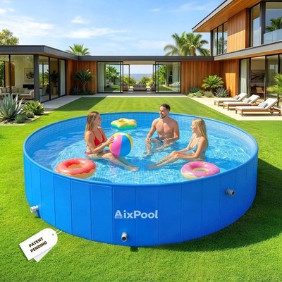 Aixpool 2026 Large Foldable Poolnon-Inflatable Pool For Adultfoldable Swimming