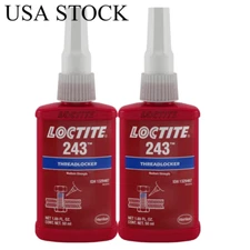 10 Pcs Loctite 243 Blue Thread locker Medium Strength 50ml