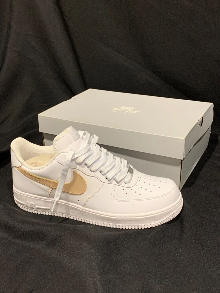 air force 1 beige and white