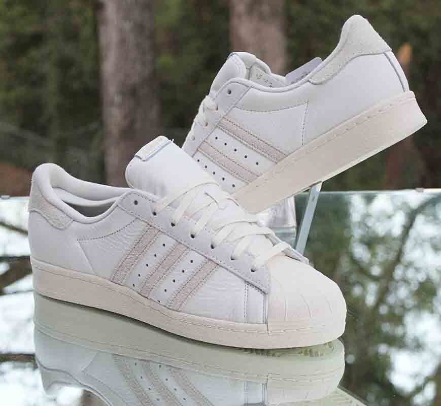 Adidas Superstar 82 Men's Size 11.5 Cloud White Aluminum Adidas Superstar 82 Men's Size 11.5 Cloud White Aluminum