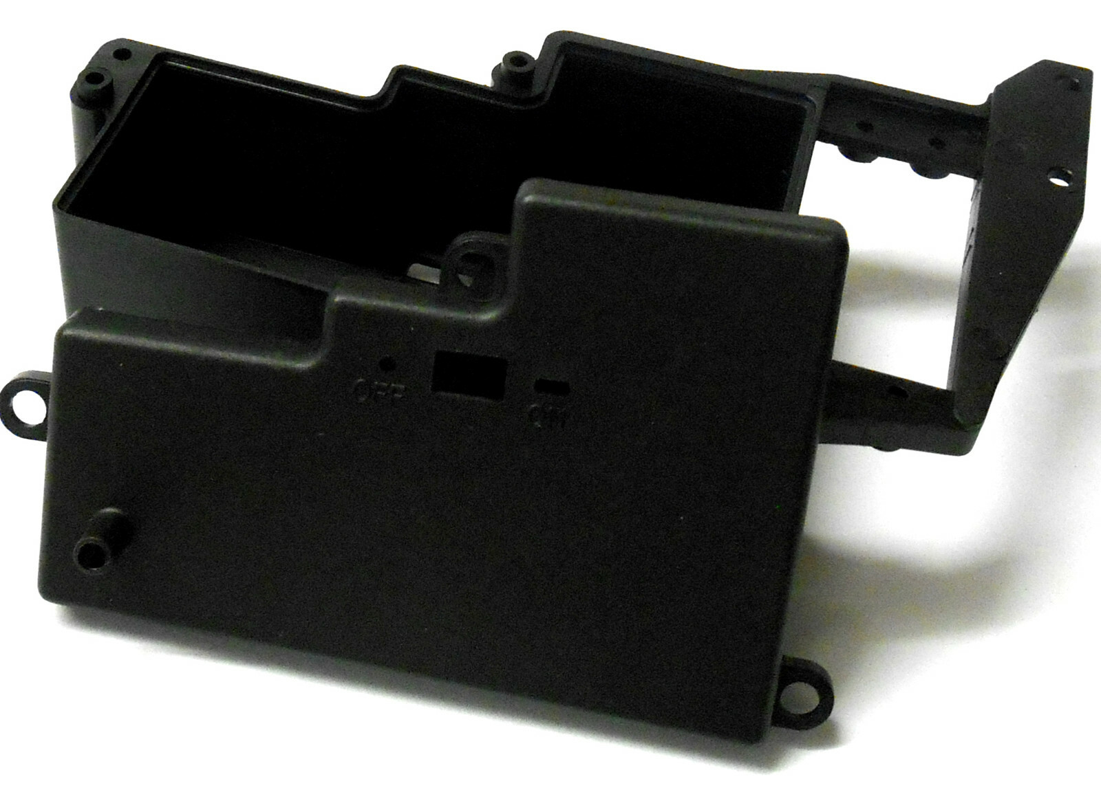 02050 Battery / Receiver Housing Plastic Black - Behemoth HSP Parts