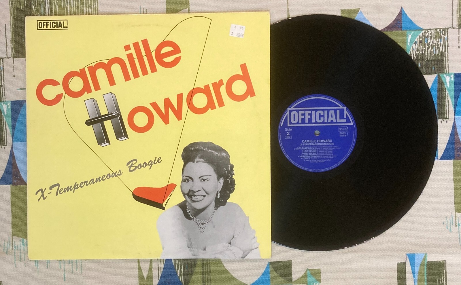 Camille Howard LP X-Temperaneous Boogie 1946-1953 R&B EX/M-