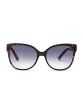 Gafas de sol Marciano By Guess GM727 05B negras con estampado de serpiente ojo de gato marco 58-17-135
