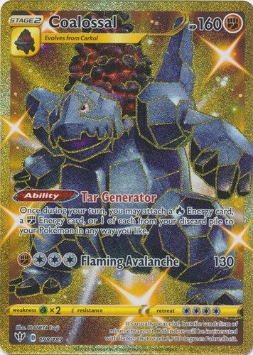pokemon darkness ablaze gold cards PSA (Gem MT 10) Fa/rillaboom #197