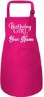  Birthday Girl Custom Kids Apron Any Name Here Adjustable Straps 